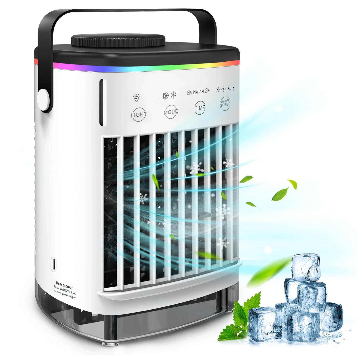 Aire acondicionado frío portátil, Enfriador de aire evaporativo