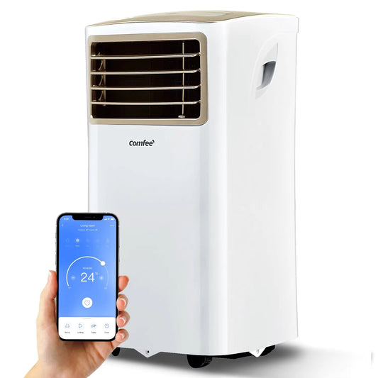 Comfee-Aire acondicionado móvil Easy Cool 2,0, 7000 BTU, 2,0 kW, refrigeración, ventilación y deshumidificación, tamaño de habitación de hasta 68 m³